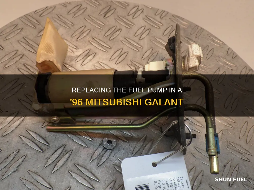 how to replace a fuel pump on 1996 mitsubishi galant