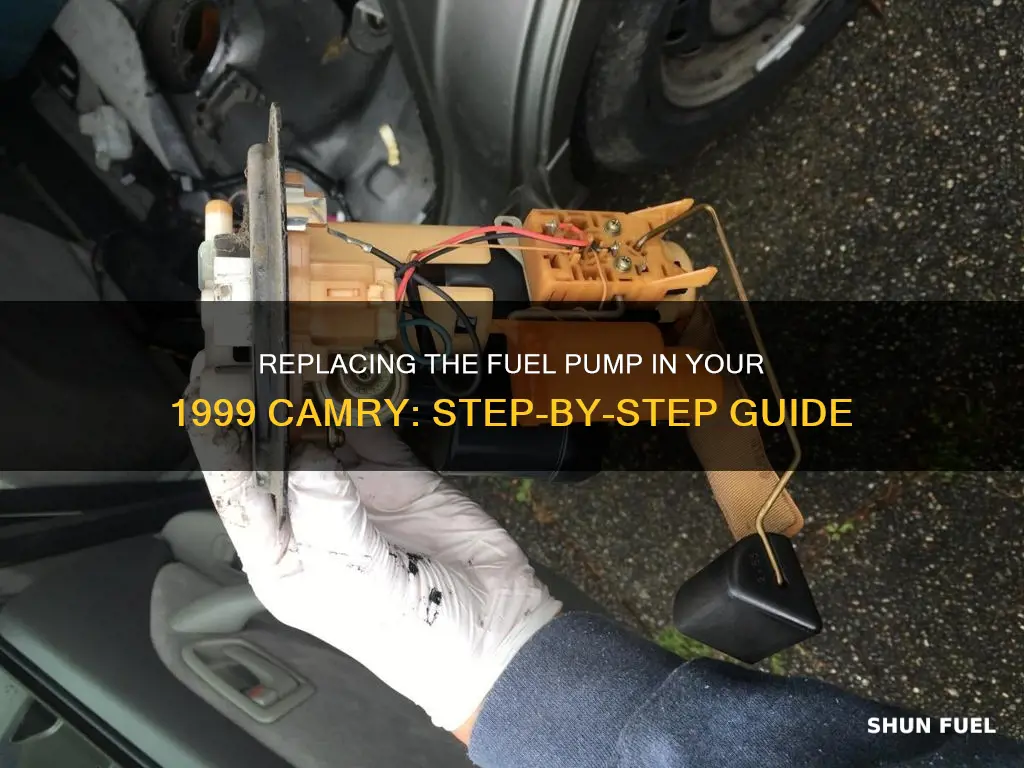 how to replace a fuel pump on 1999 camry