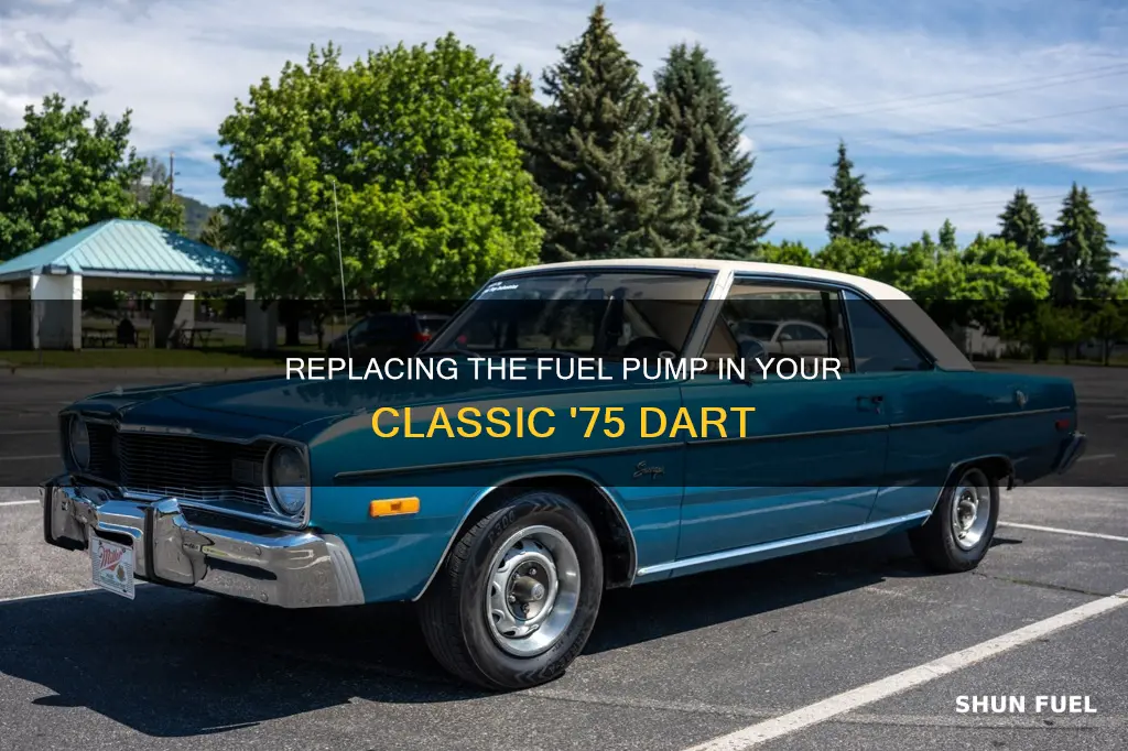 how to replace a fuel pump on a 1975 dart