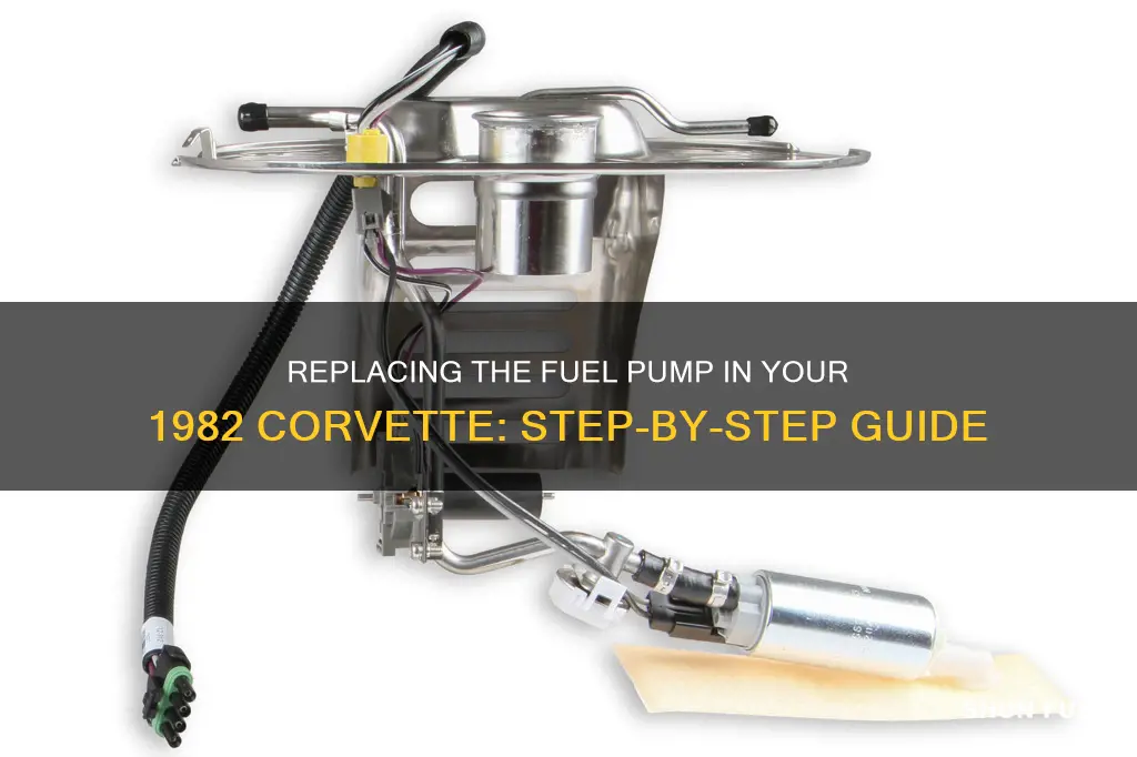 how to replace a fuel pump on a 1982 corvette