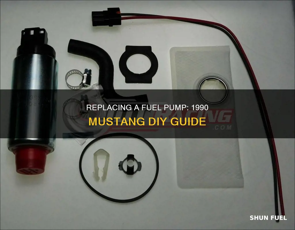 how to replace a fuel pump on a 1990 mustang