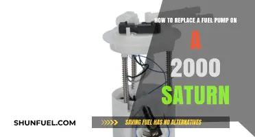 DIY Guide: Replacing the Fuel Pump on a 2000 Saturn