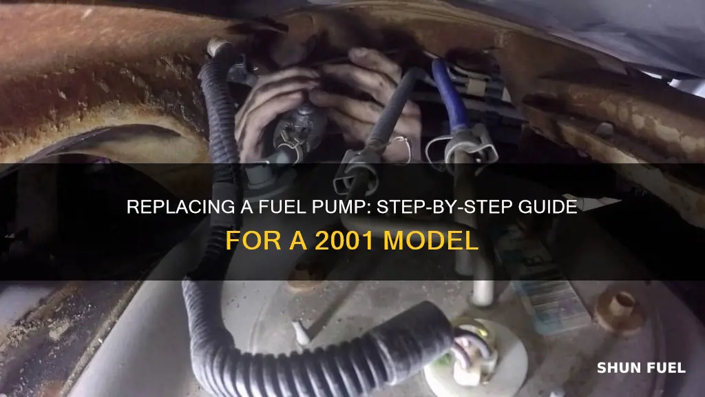 how to replace a fuel pump on a 2001