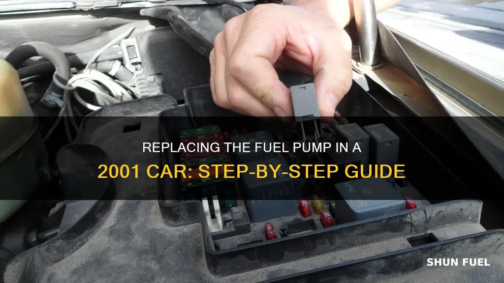 how to replace a fuel pump on a 2001