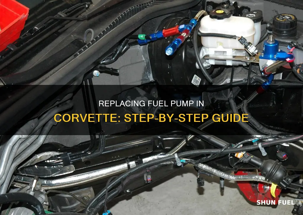 how to replace a fuel pump on a 2004 corvette