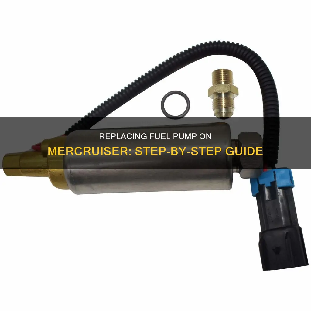 how to replace a fuel pump on a mercruiser