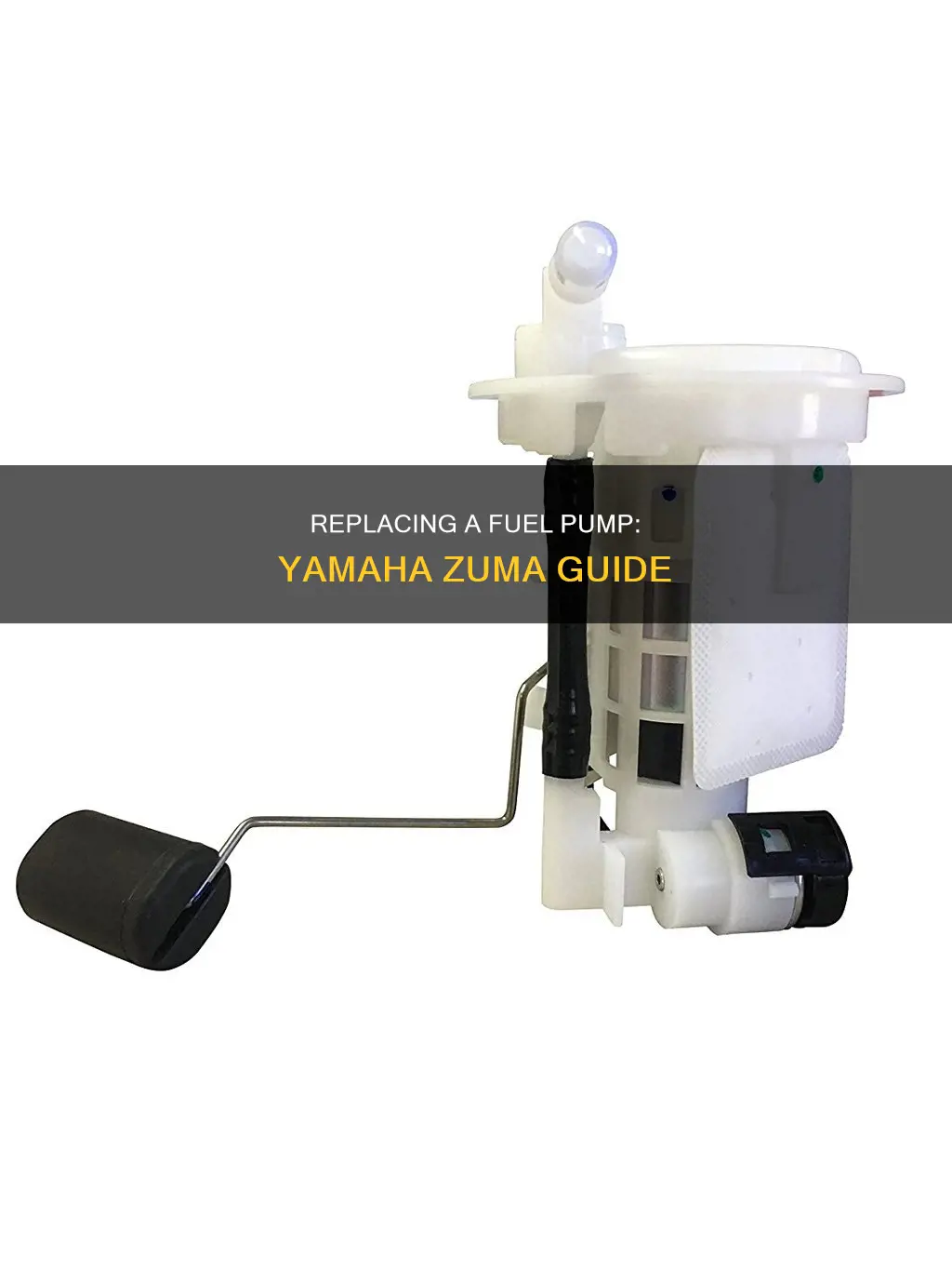 how to replace a fuel pump on yamaha zuma