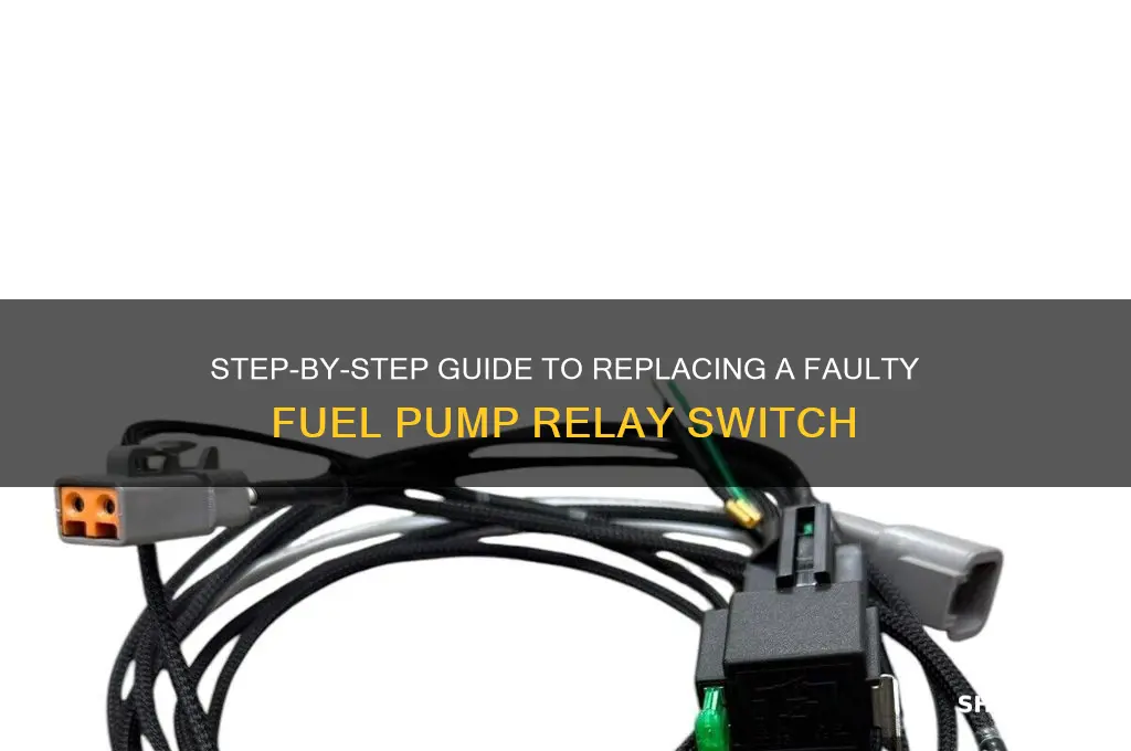 how to replace a fuel pump relay switch