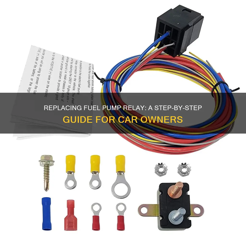 how to replace a fuel pump relay