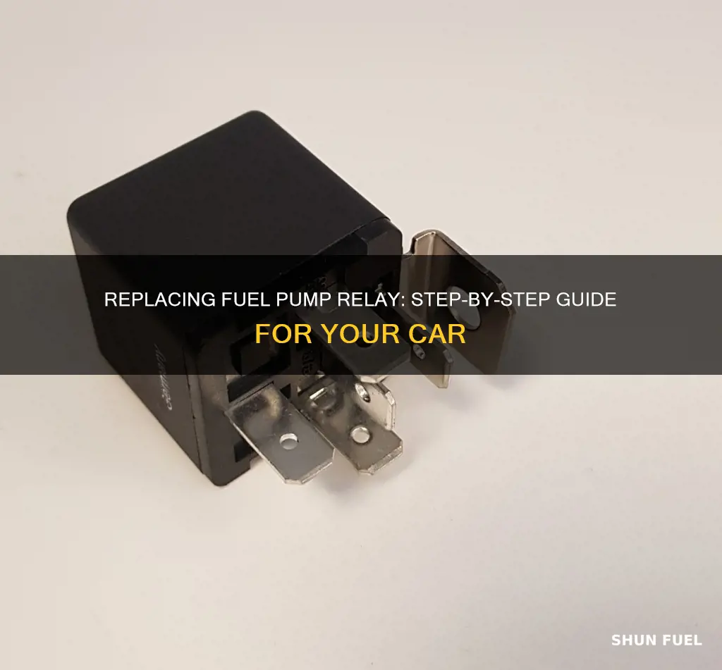 how to replace a fuel pump relay