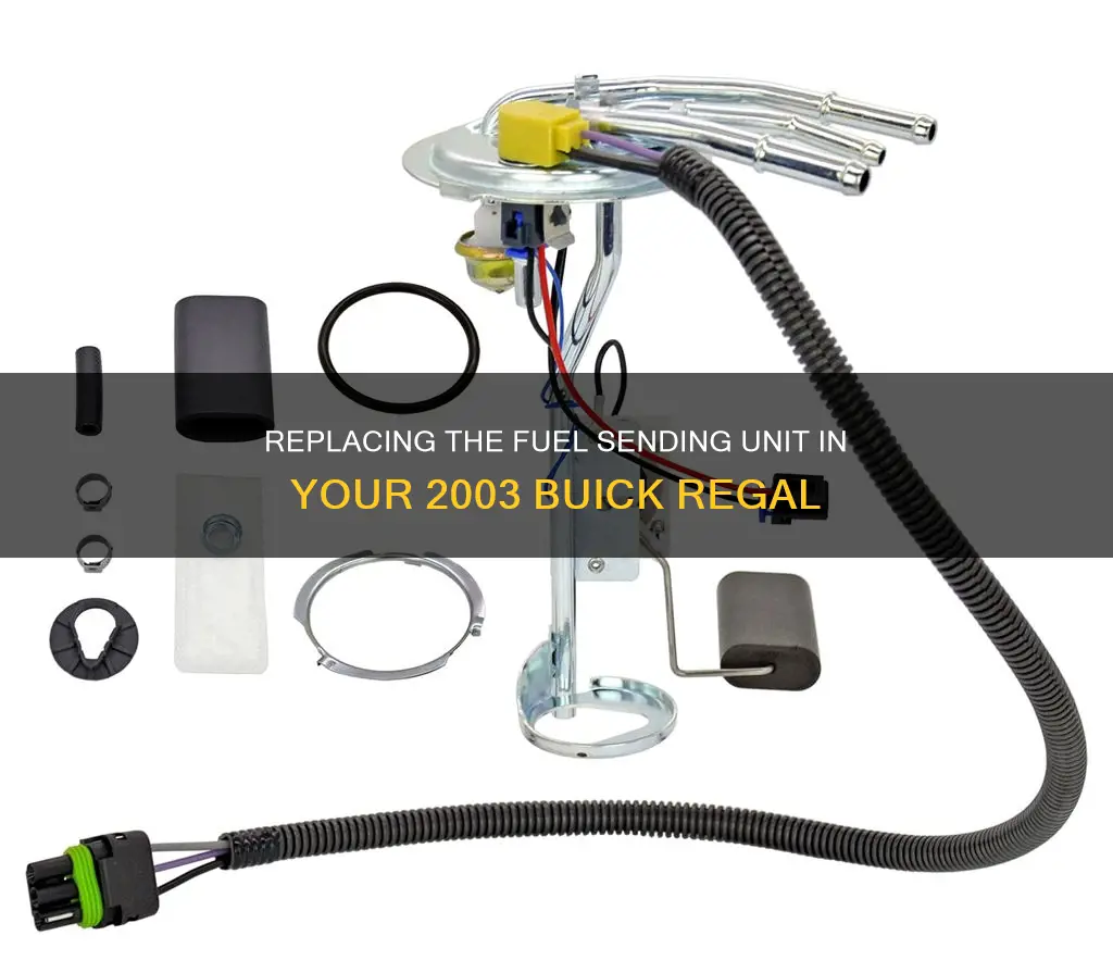 how to replace a fuel sending unit 2003 buick regal