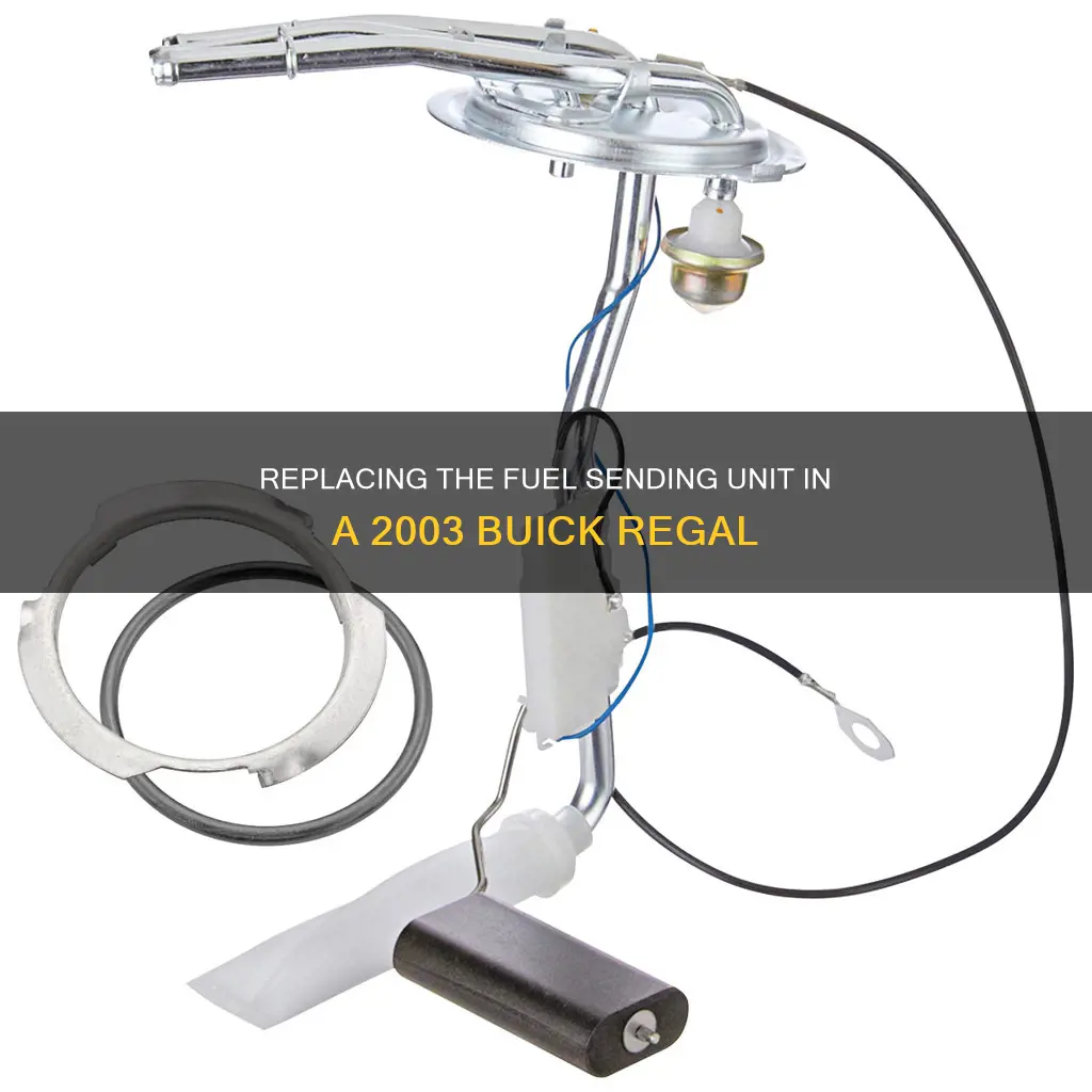 how to replace a fuel sending unit 2003 buick regal