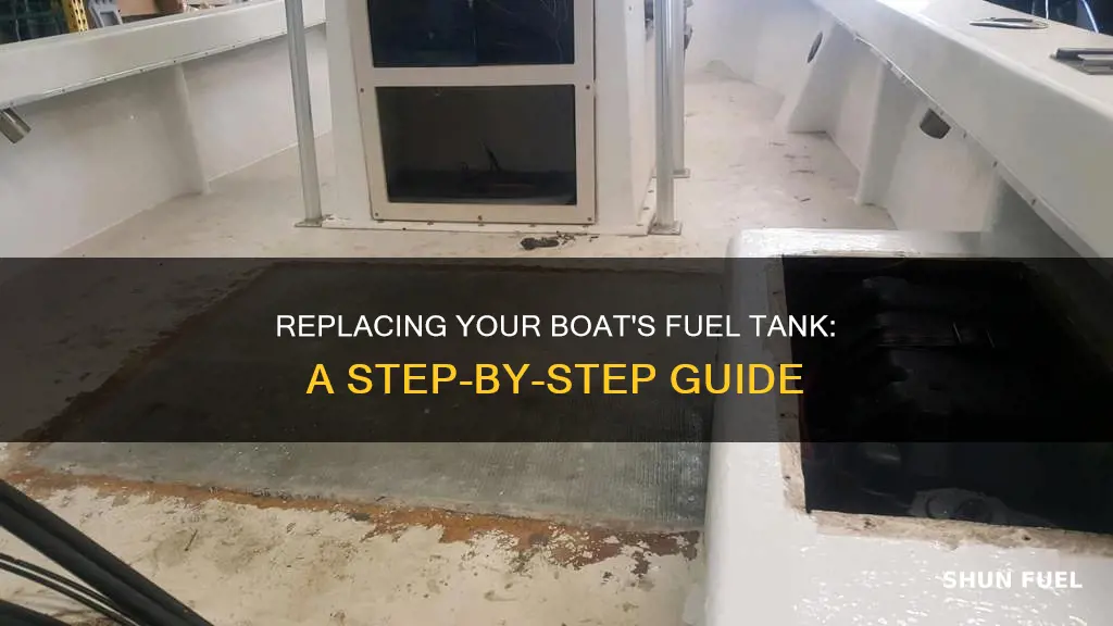 how to replace a fuel tank in a boat