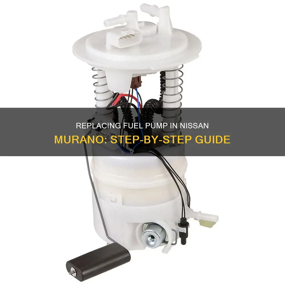 how to replace a nissan murano fuel pump