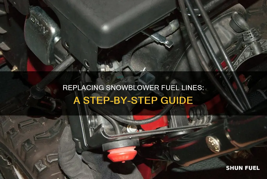 how to replace a snowblower fuel line