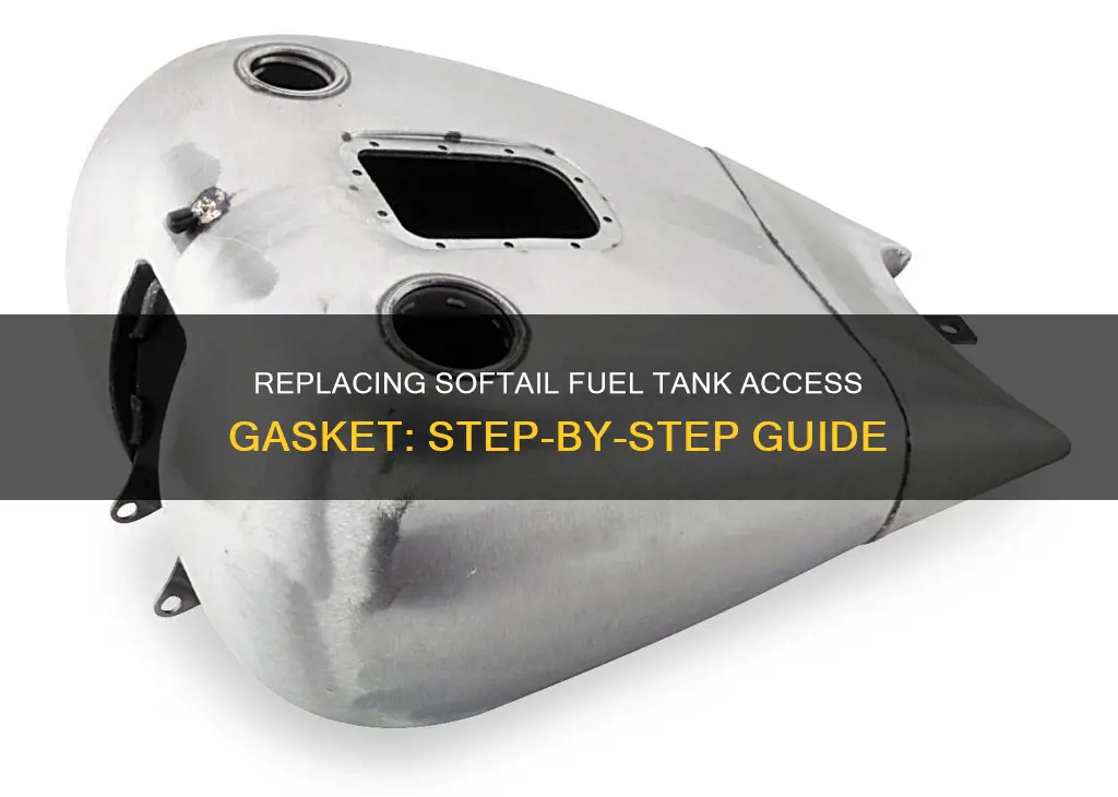 how to replace a softail fuel tank access gasket