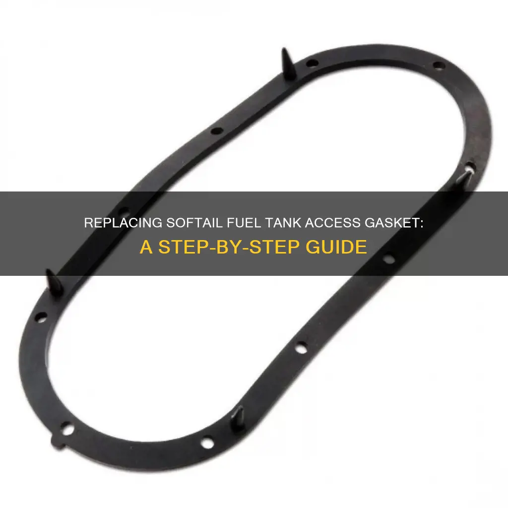 how to replace a softail fuel tank access gasket