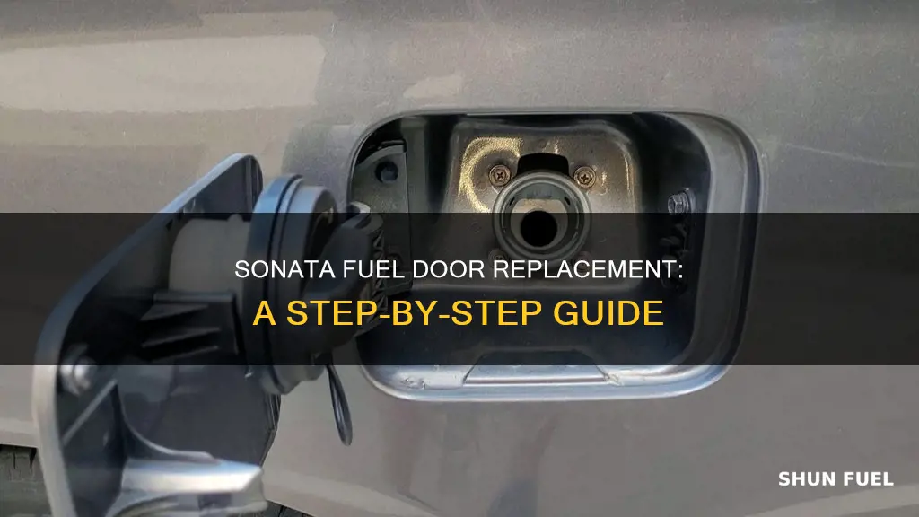 how to replace a sonata fuel door