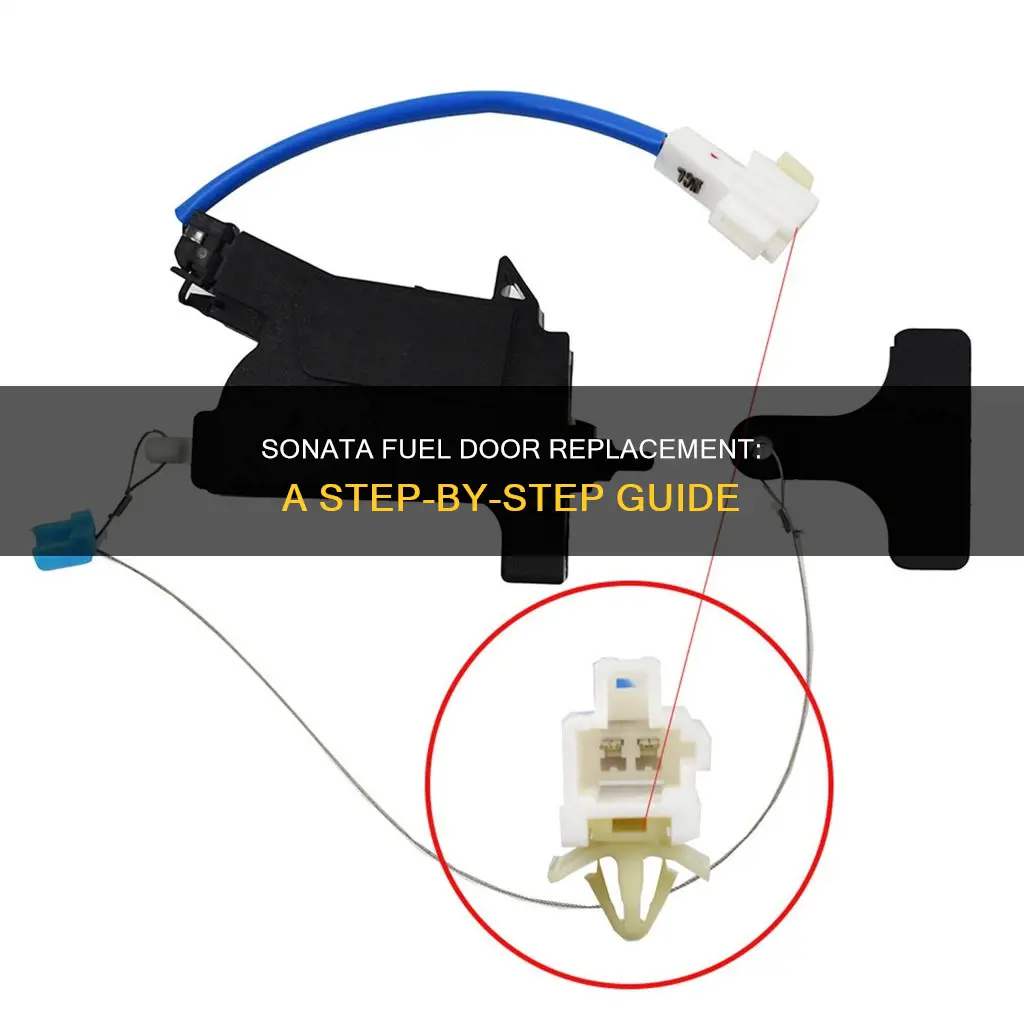 how to replace a sonata fuel door