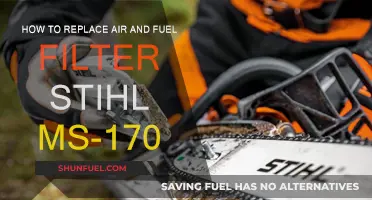 Replacing Air and Fuel Filters in Stihl MS-170 Chainsaws