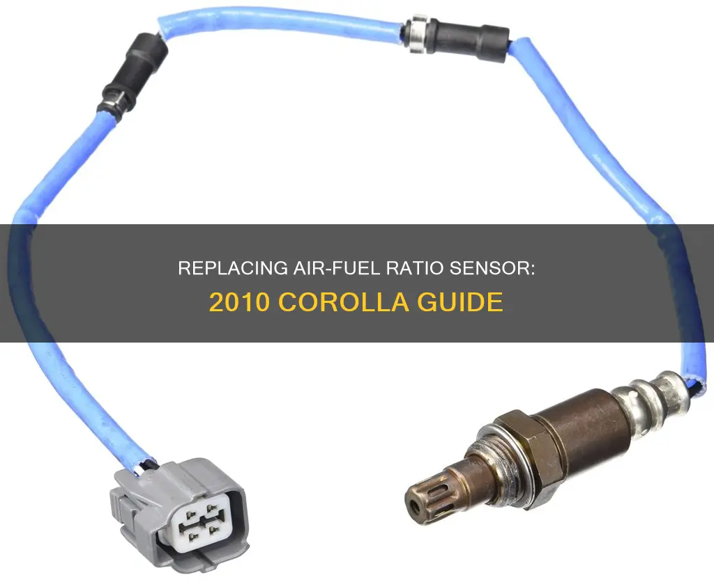 how to replace air fuel ratio sensor 2010 corolla