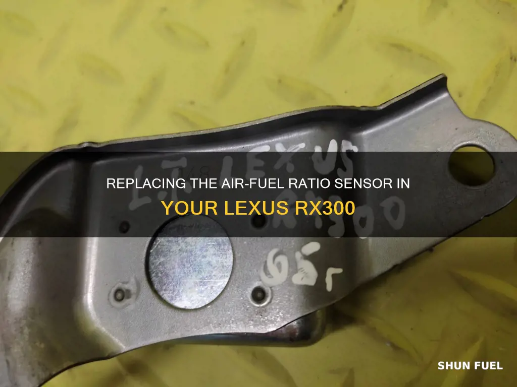 how to replace air fuel ratio sensor lexus rx300