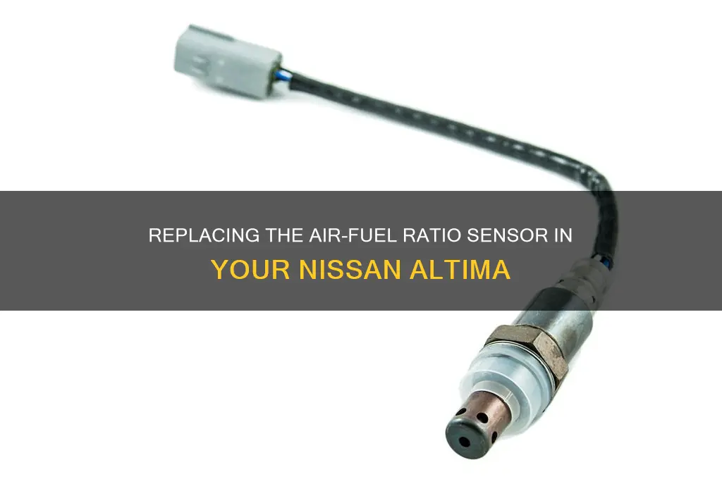 how to replace air fuel ratio sensor nissan altima