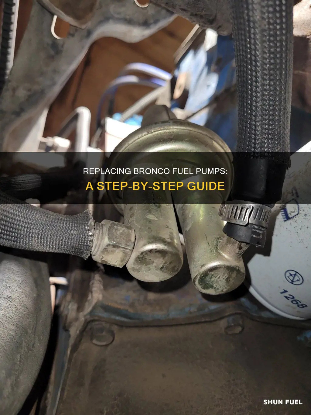 how to replace bronco fuel pump