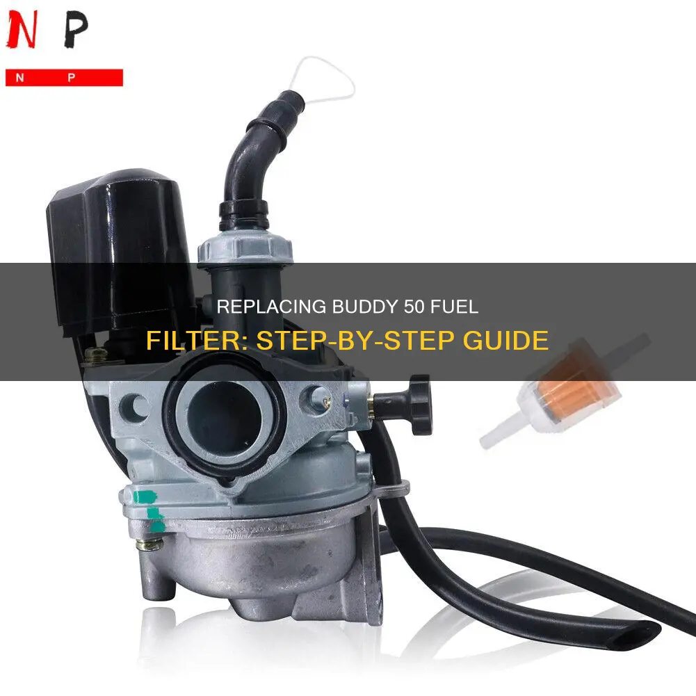 how to replace buddy 50 fuel filter