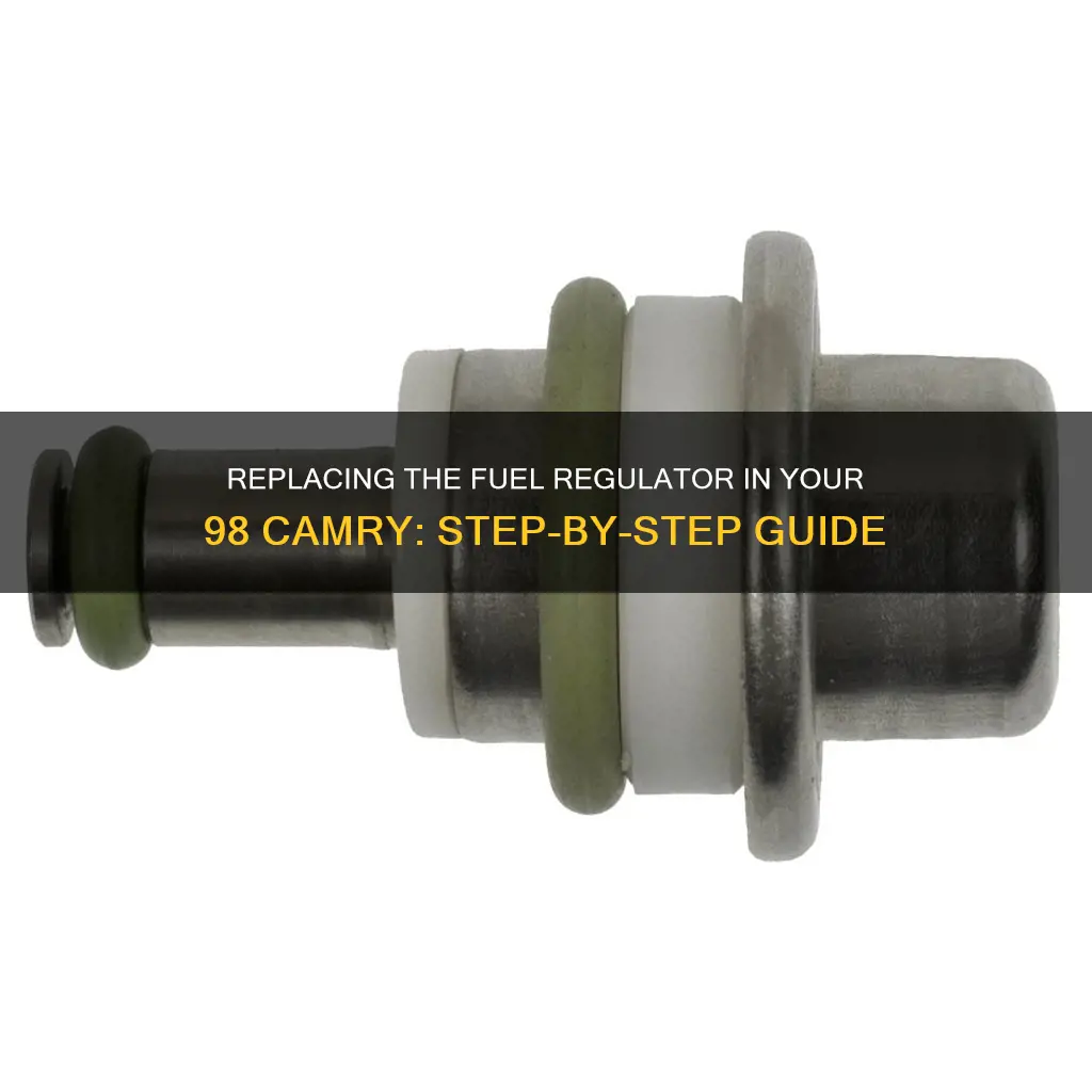 how to replace camry 98 fuel regulator