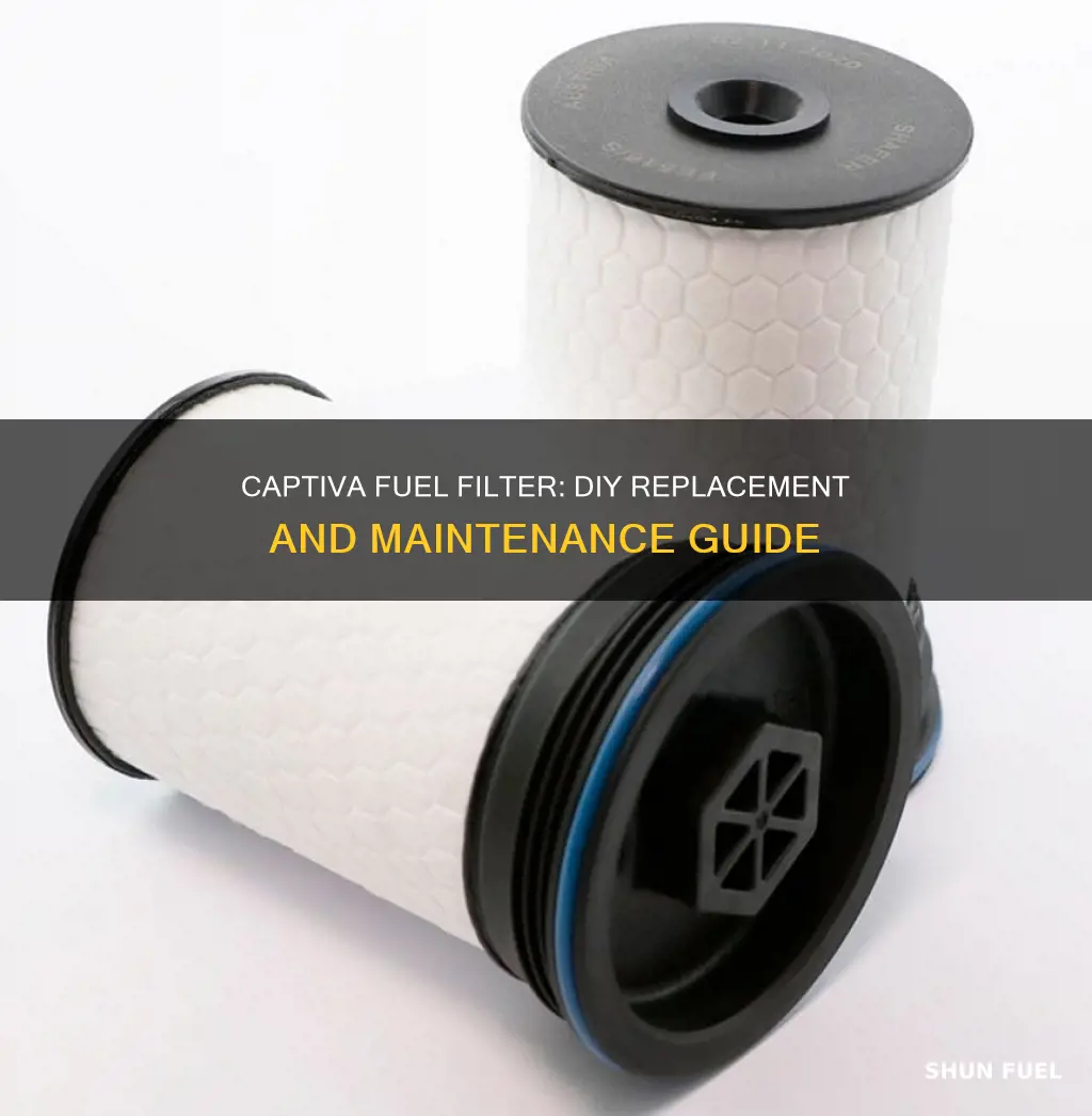 how to replace captiva fuel filter