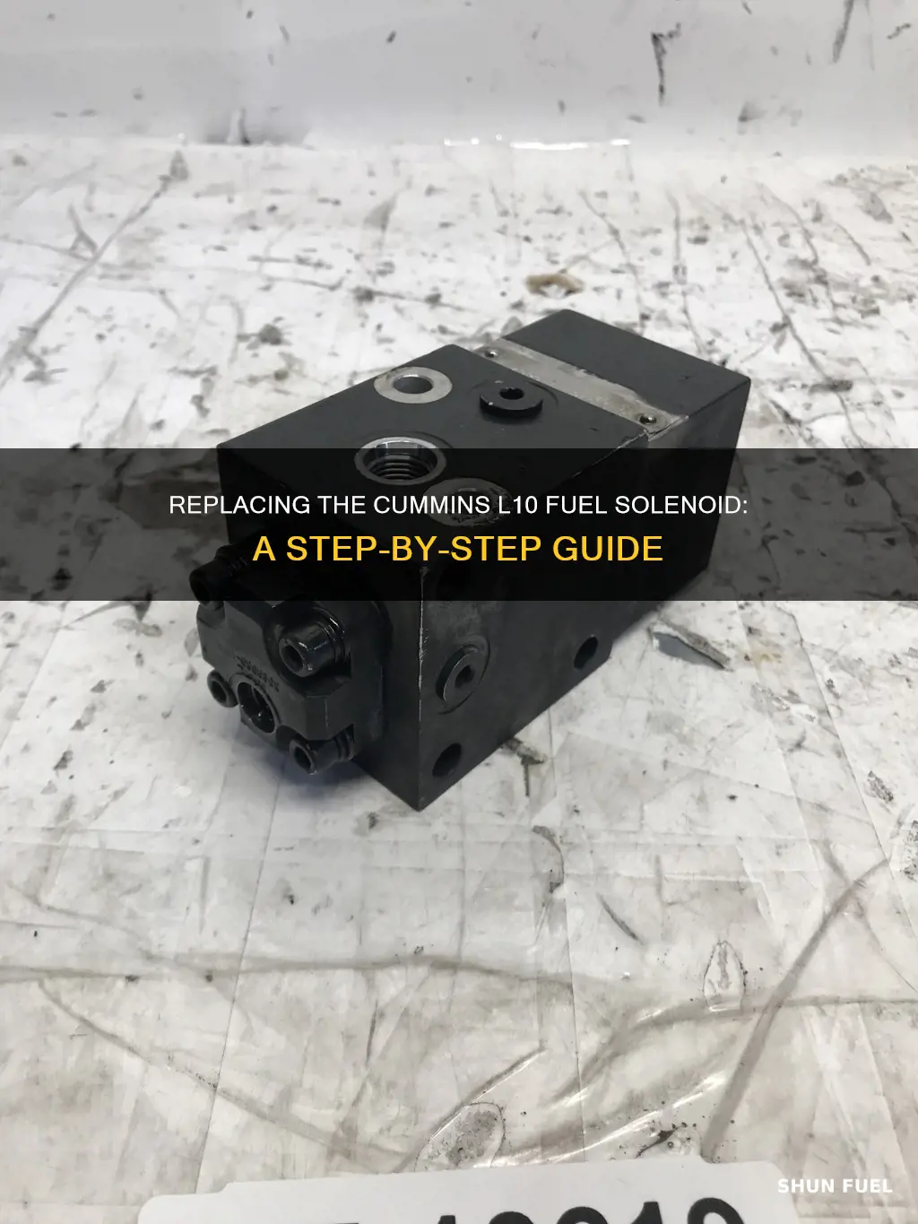 how to replace cummins l10 fuel solenoid