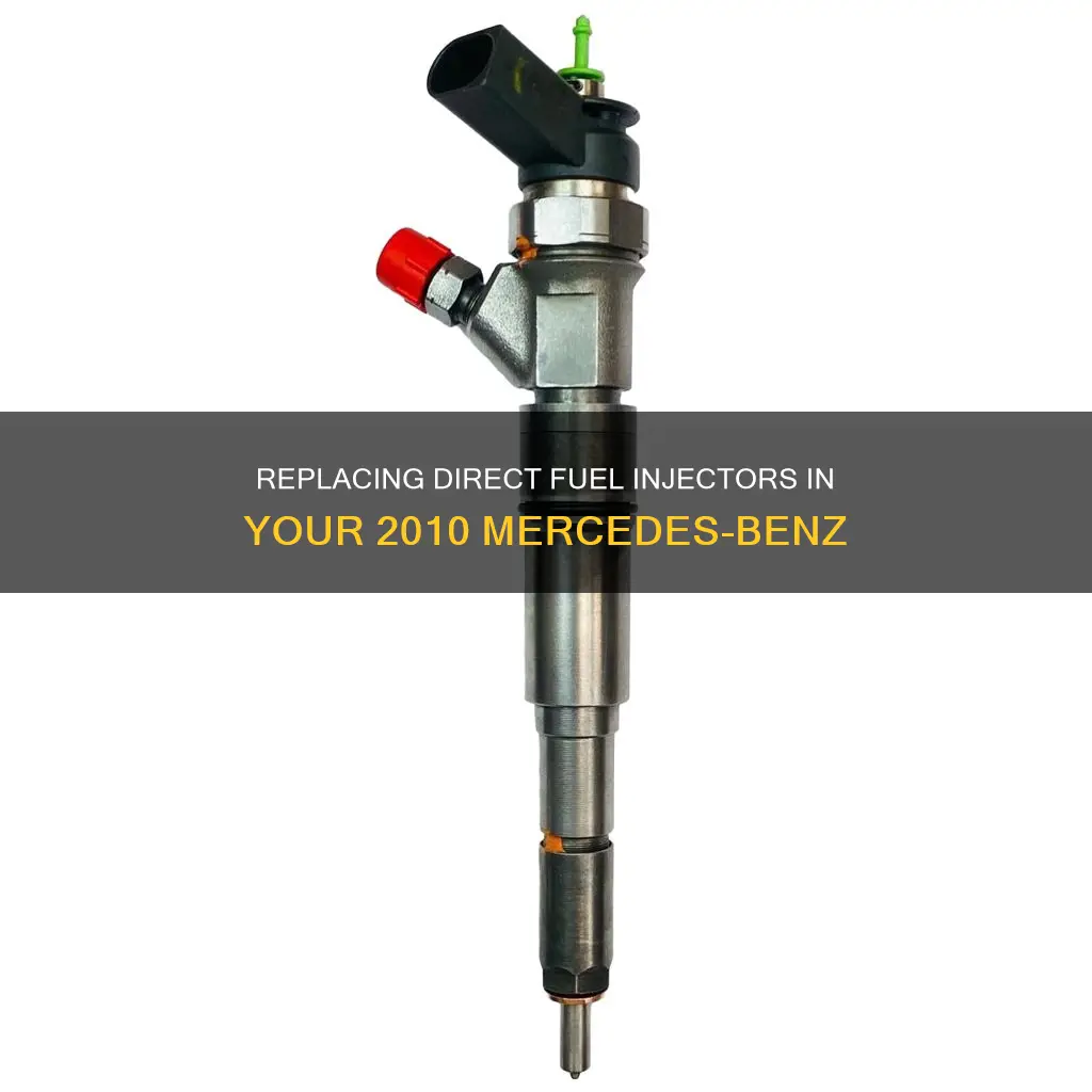 how to replace direct fuel injectors 2010 mb