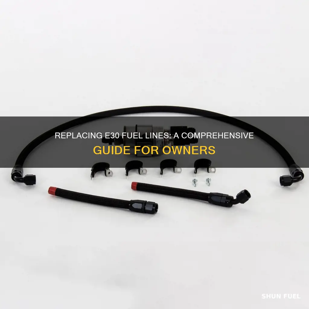 how to replace e30 fuel lines