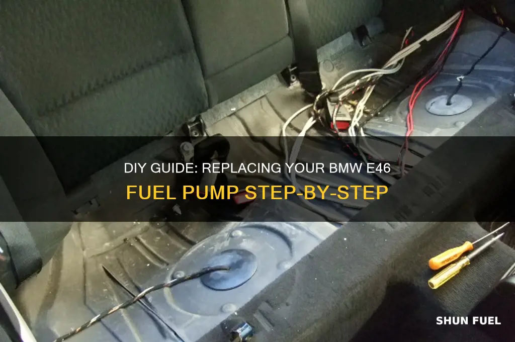 how to replace e46 fuel pump replacement