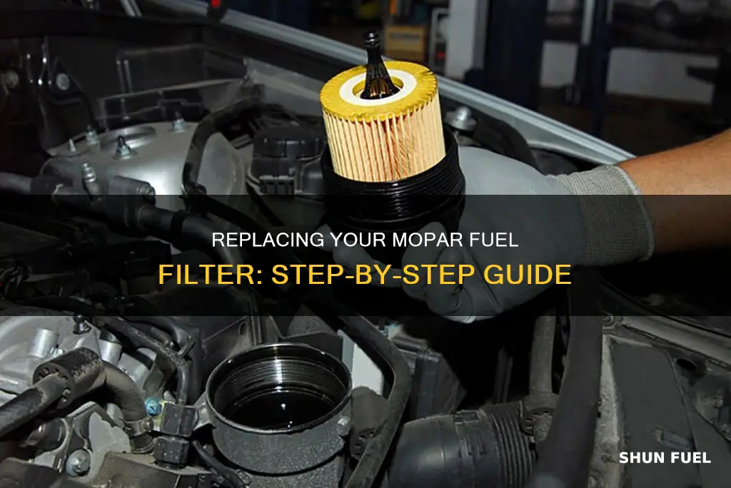 how to replace factory mopar fuel filter