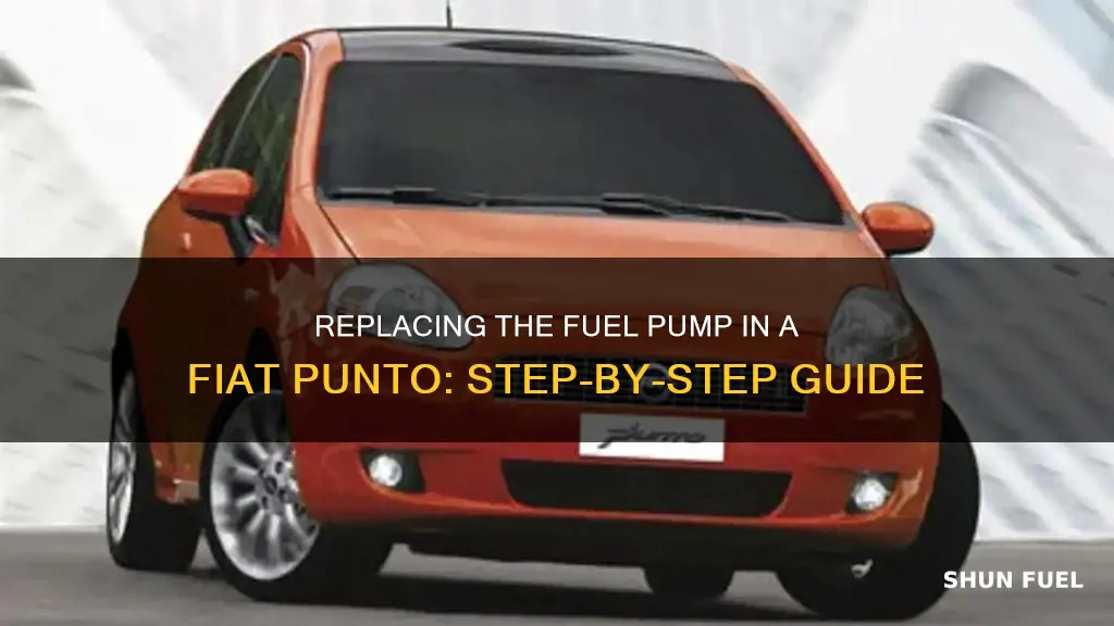 how to replace fiat punto fuel pump