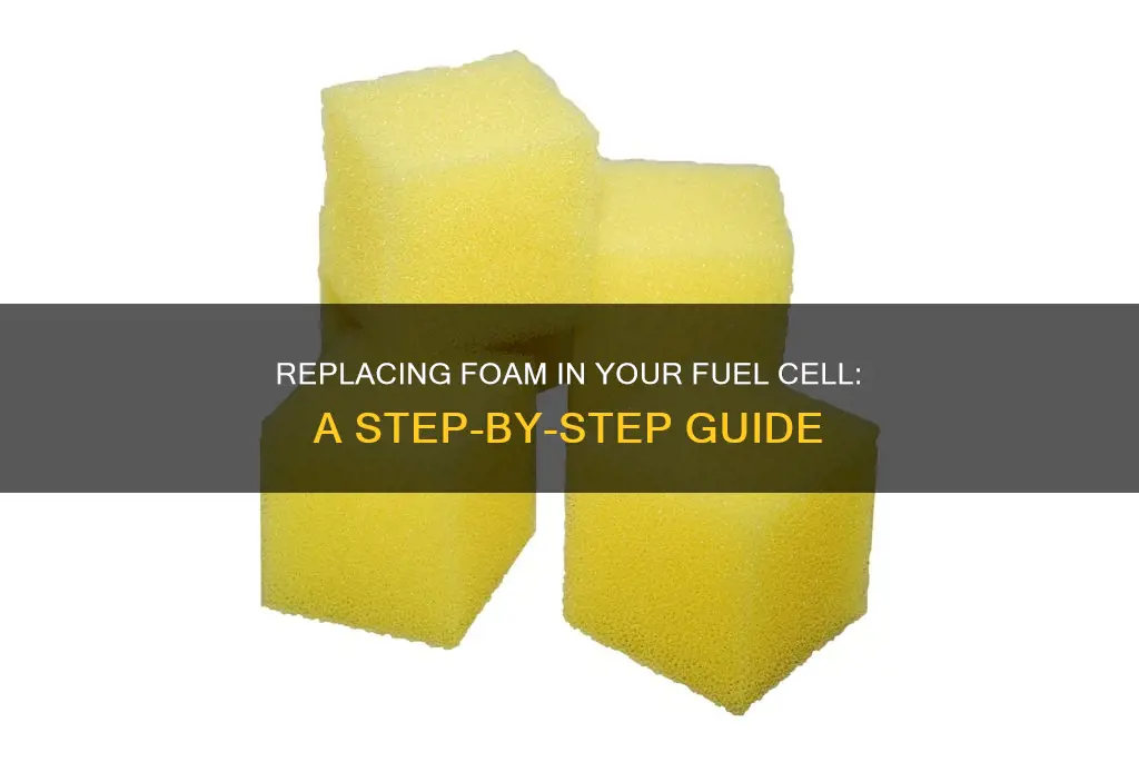 how to replace foam in fuel cell