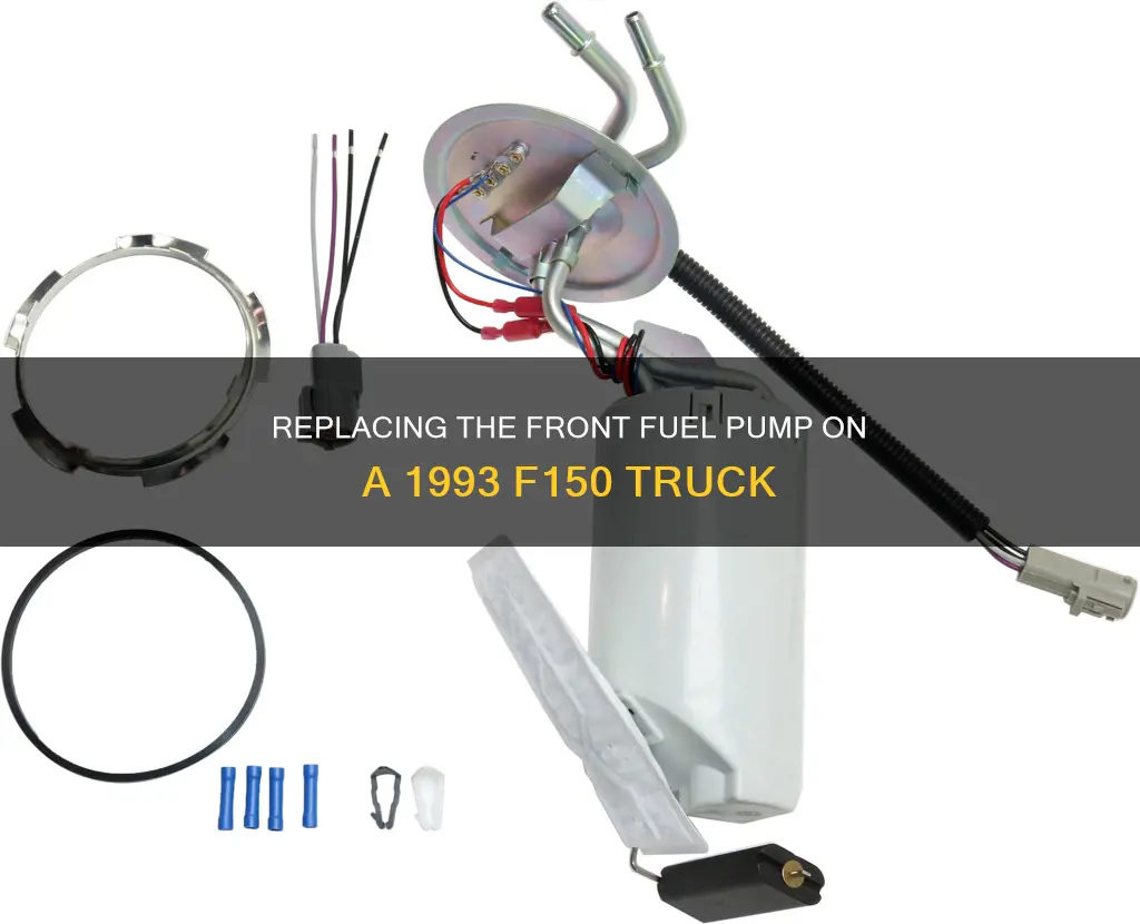 how to replace front fuel pump on 1993 f150