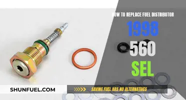 Replacing the Fuel Distributor in Your 1998 560 SEL