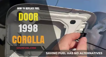 Replacing the Fuel Door: A Step-by-Step Guide for Your 1998 Corolla