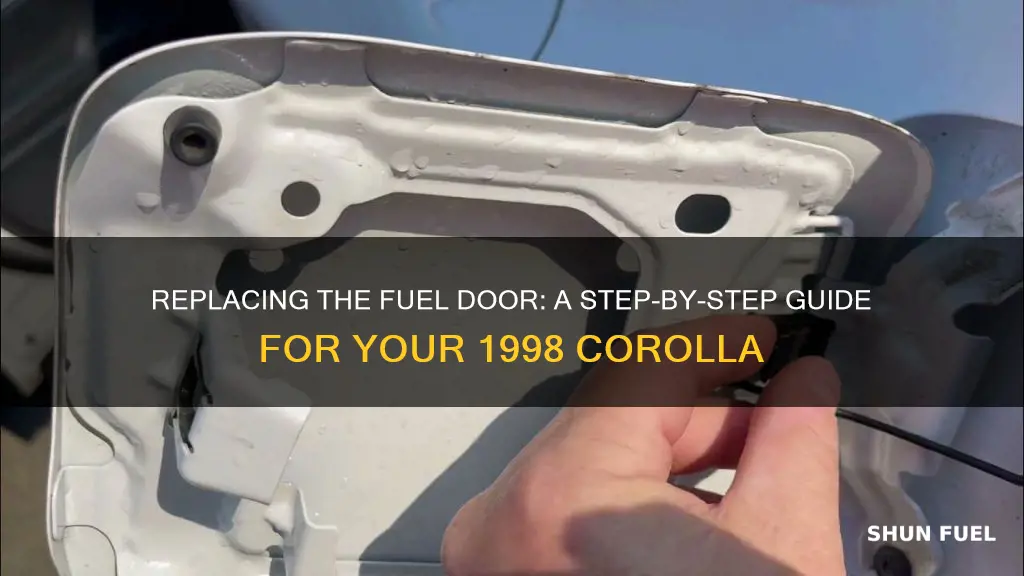 how to replace fuel door 1998 corolla