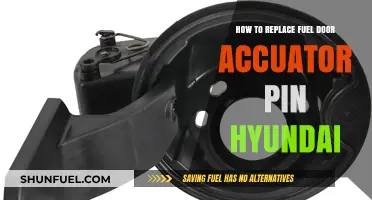 Replacing Fuel Door Actuator Pin: A Step-by-Step Guide for Hyundai Owners