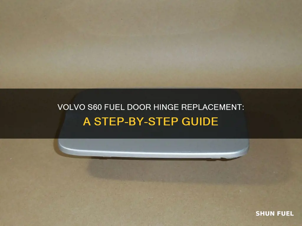 how to replace fuel door hinge on volvo s60