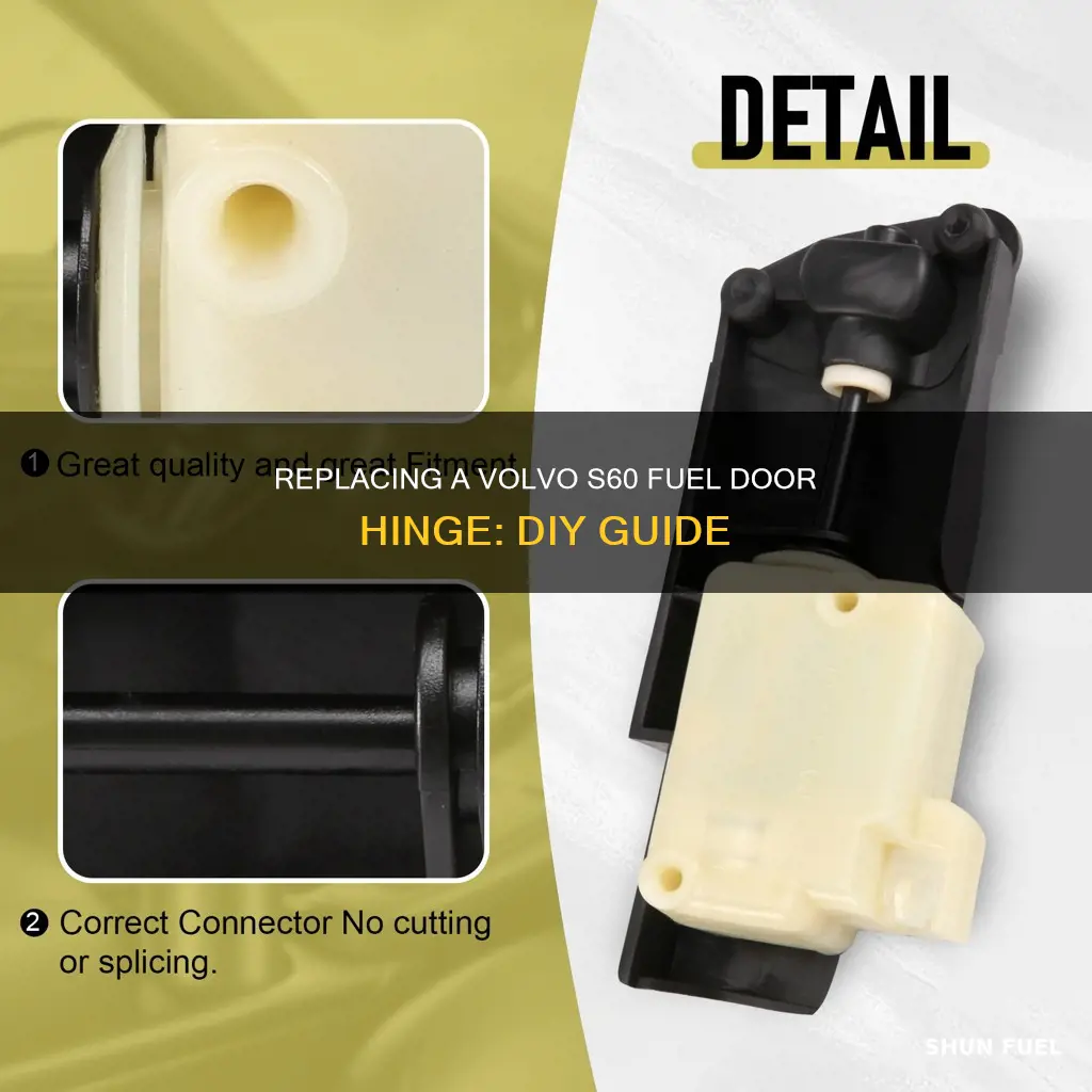 how to replace fuel door hinge on volvo s60