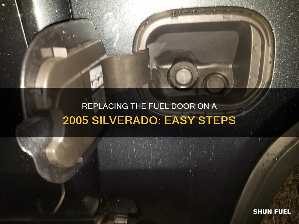 how to replace fuel door on 2005 silverado