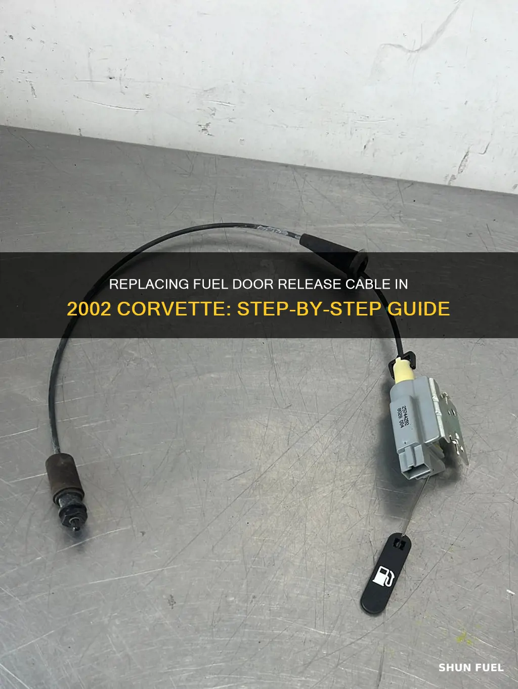 how to replace fuel door release cable 2002 corvette