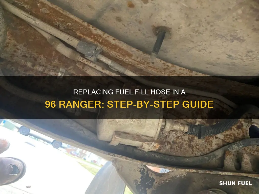 how to replace fuel fill hose 96 ranger
