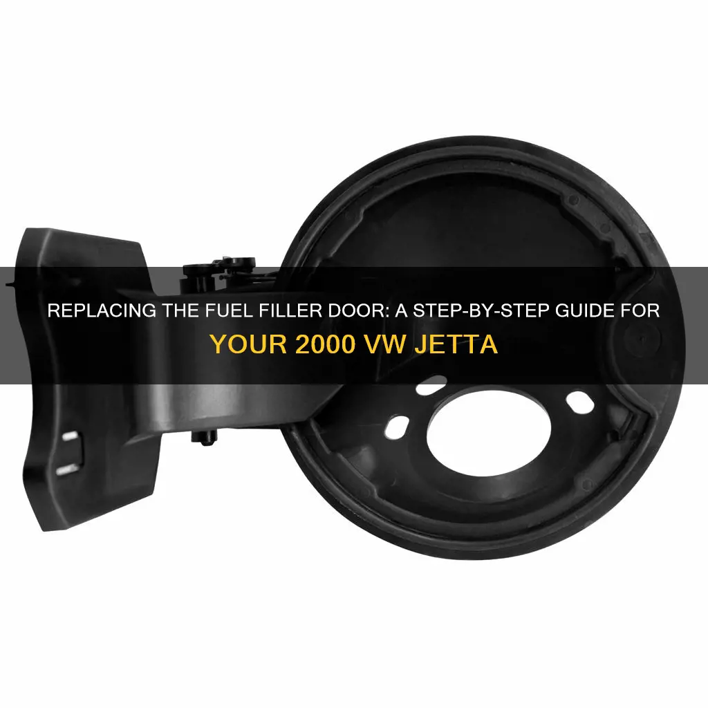 how to replace fuel filler door 2000 vw jetta