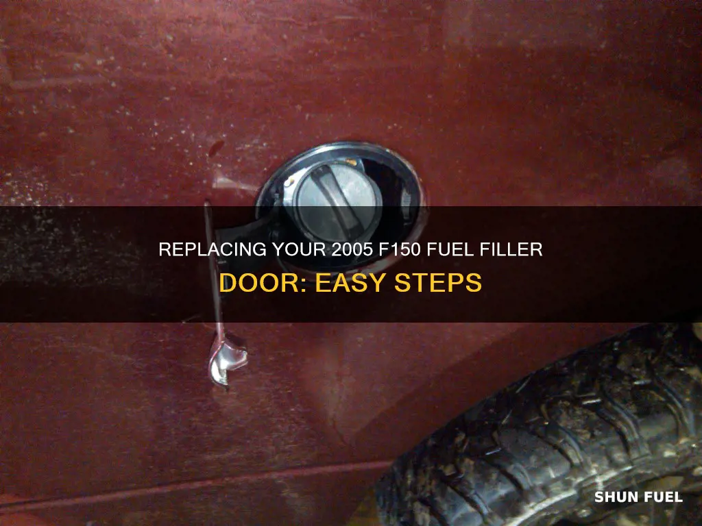 how to replace fuel filler door on 2005 f150